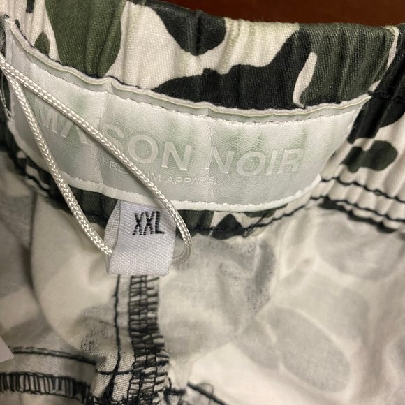 Maison Noir Mens Multicolor Camouflage Pockets Pull On Joggers Pants Size XXL - Picture 4 of 5